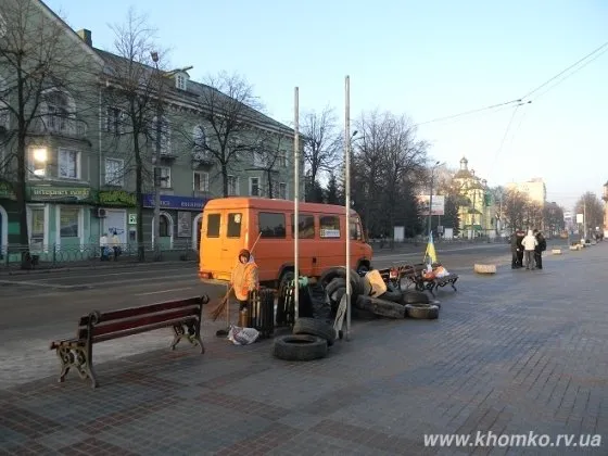 Сьогодні зранку вулицю Соборну було розблоковано (Фоторепортаж) — фото 3
