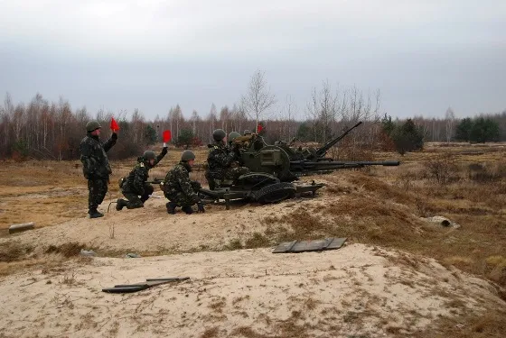На Рівненщині стріляли із зенітних установок (Фото) — фото 1